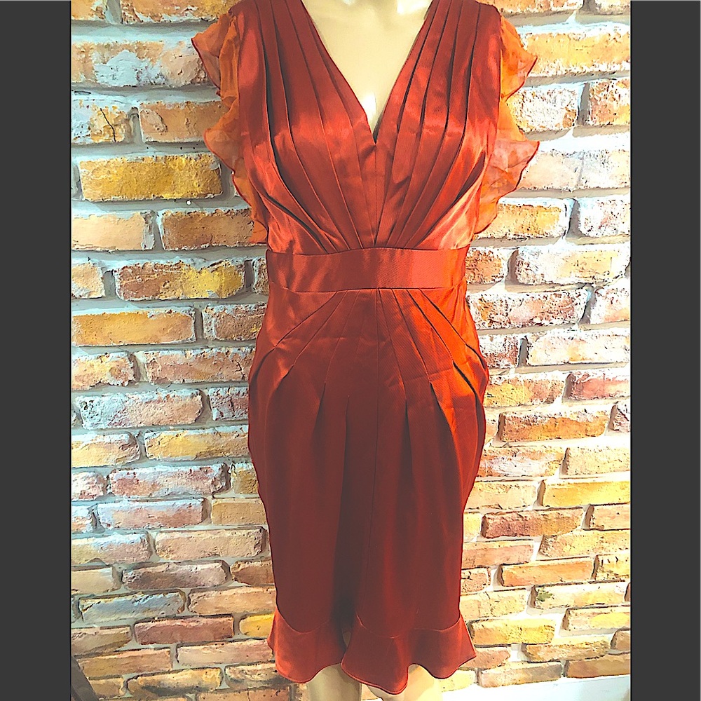 Allen Schwartz silk cocktail dress